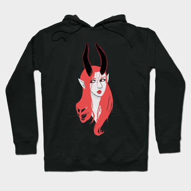 Demon Girl Hoodie by Kytri